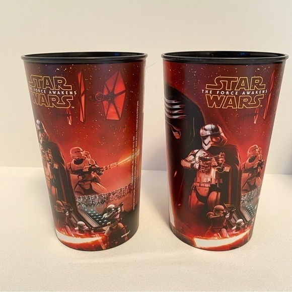 Star Wars Darth Vader/ Storm Trooper/ The Last Jedi/ The Force Awakens 8 Cup Set - Picture 8 of 11